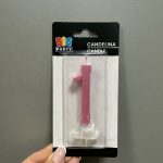 Candeline rosa e celesti