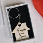 Portachiavi "Ti Aspetto a Casa"