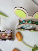 Coniglietto Portaovetti Pasqua - immagine 2