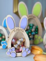 Coniglietto Portaovetti Pasqua - immagine 3