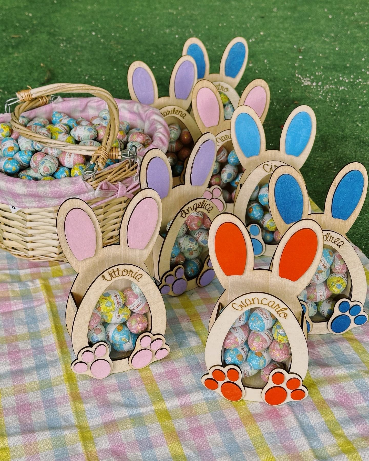 WhatsApp Image 2025-03-25 at 16.10.18 Coniglietto Portaovetti Pasqua - immagine 1